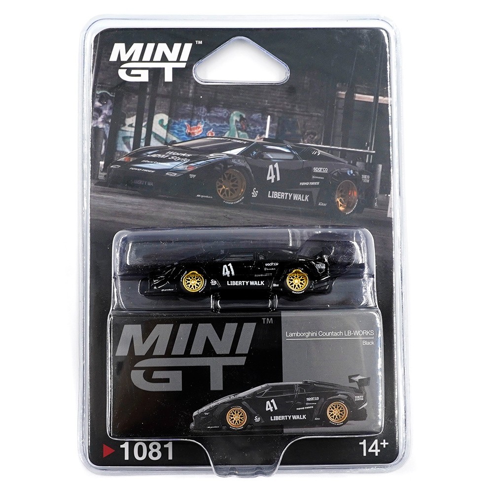 MINI GT LBWK LIBERTY WALK LB-WORKS LAMBORGHINI COUNTACH #41 1/64