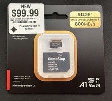 GameStop 512GB Express Micro SD Card for Nintendo Switch 2