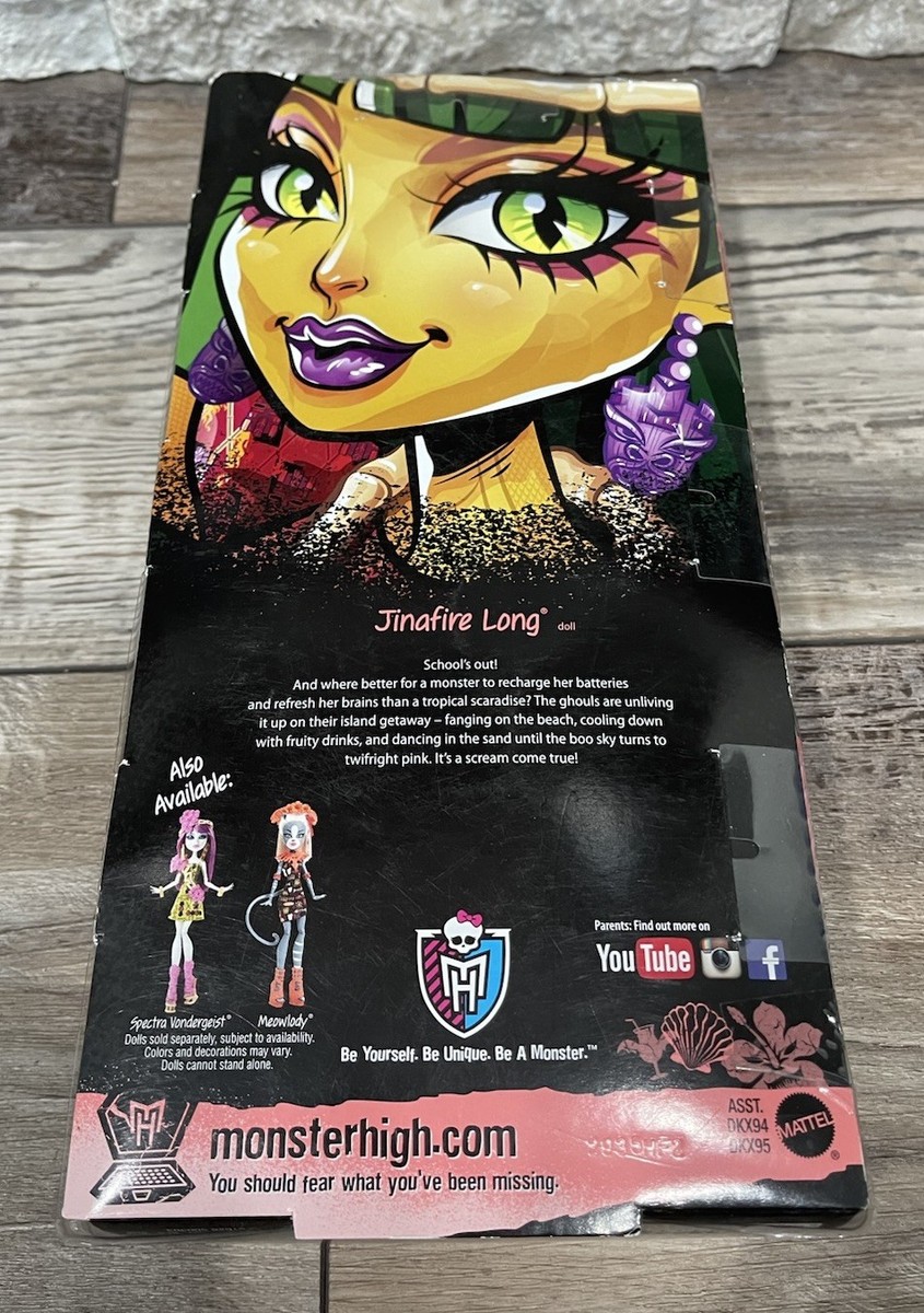 2015 Monster High Ghouls Getaway Jinafire Long Gold Chinese Dragon