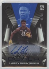 2021 Panini Black Rookies Sapphire Auto 11/35 Larry Rountree III #177 Auto 0c2