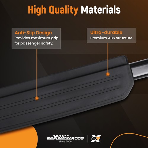 Nerf Bar Running Board Step for Land Rover Defender 110 4Dr 2020-2023 Non-Slip - Picture 2 of 17