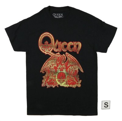 QUEEN BOHEMIAN RHAPSODY BAND T Shirt Black Size: S