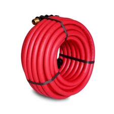 50-ft. 1/2 in. Rubber Air Hose with 1/2 in. NPT Fittings for Hose Reel 96847-IND