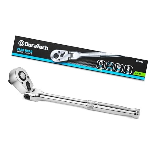 1/2" Drive Flex-Head Ratchet Wrench, 72-Tooth Quick-Release, Reversible, Chrome - Picture 3 of 8