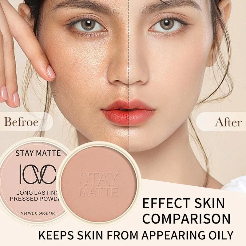ICVC Stay Matte Long Lasting Pressed Powder – Shine Control Face Powder - Image 3 of 4