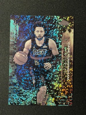 Cade Cunningham 2025-26 Topps Chrome Cactus Jack Teal Speckle Refractor 132/299