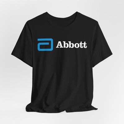 Abbott Laboratories Pharmaceutical Logo Unisex T-Shirt Black Navy S-5XL