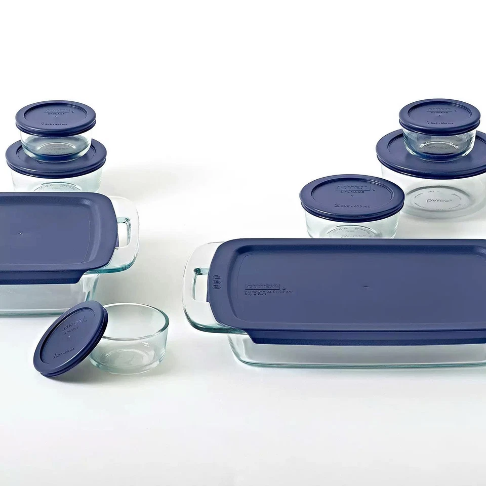 Pyrex Bake 'N Store 16-Piece Glass Food Storage Container Set with Lids - Image 4 of 4