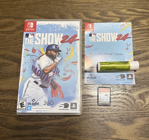 MLB The Show 24 Nintendo Switch Complete CIB w/ Cart & Case (CODE REDEEMED)