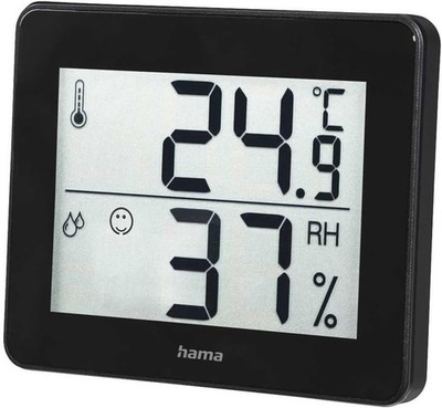 Thermometer Hygrometer Komfortanzeige Datenspeicher 10x8cm Hama TH-130 186361