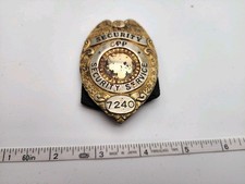 Vintage Obsolete CPP Security Service Guard Badge 7240
