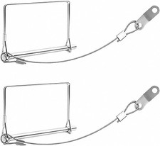 2 Pcs Trailer Coupler Pin 516 X 4 Trailer Safety Pin With Anti-loss Safety