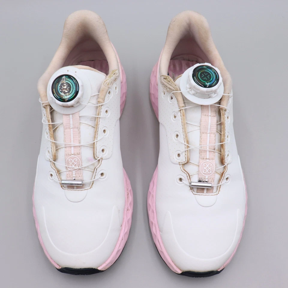 Zapatos de golf G/FORE GFORE MG4+ perforados para mujer talla US 6 rosa blanco zapatillas Foto 2 de 4