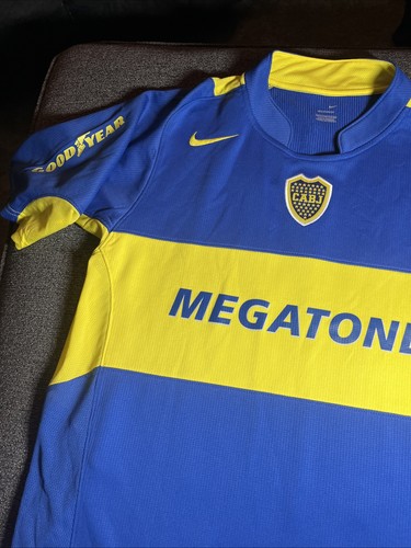 New With Tags Vintage Nike Boca Junior Authentic Riquemle Soccer Jersey Men’s XL - Picture 9 of 24