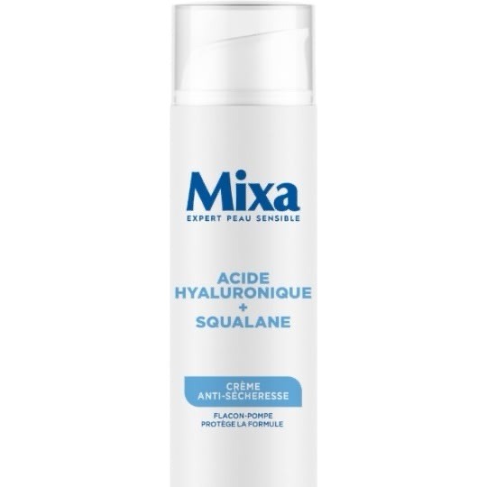 Crème anti-sécheresse Mixa à l'acide hyaluronique pour restaurer l'hydratation des peaux sèches