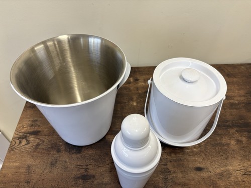 Home Bar Wine Bucket, Ice Bucket And Cocktail Shaker Set Brand New - Picture 2 of 7
