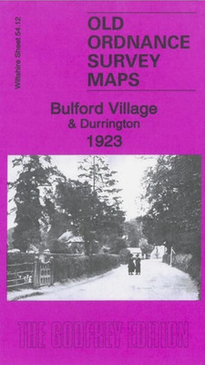 MAP OF Bulford Village & Durrington 1923 Wiltshire Sheet 54.12 Tony Painter NEW