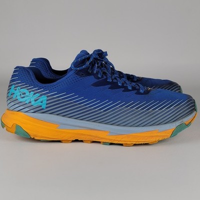 Hoka One One Torrent 2 Turkish Sea/Saffron Running Shoes Men's Size 8.5 / 42