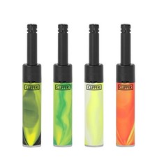 Clipper Stabfeuerzeug MiniTube, 4er Set: Nebula Mix #4