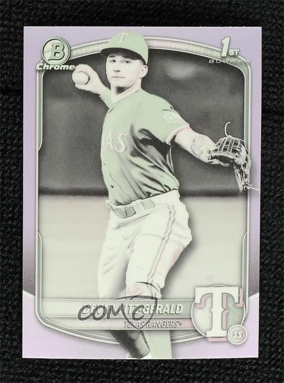 2025 Bowman Chrome Prospects Pearl Refractor Devin Fitz-Gerald #BCP-158 1co7