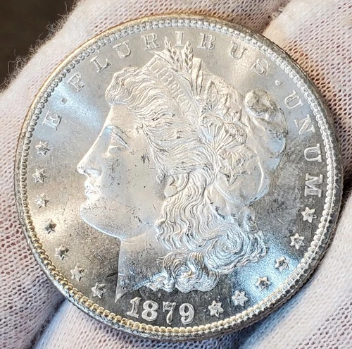 * 1879 S * BU MS++ DIAMOND WHITE GEM!! ULTRA HIGH GRADE MORGAN SILVER DOLLAR A18