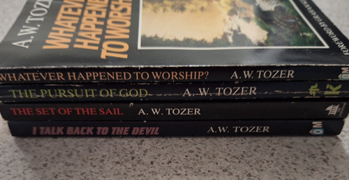 4 Books by A.W. Tozer, Paperback Books 1990's Vintage, worship, God, Devil, - Picture 4 of 7