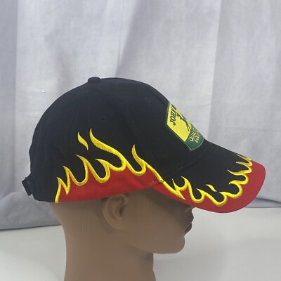 Cappellino John Deere Per Ragazzi – Nero/Carbone, Logo Vintage, Visiera Curva, Retro In Rete