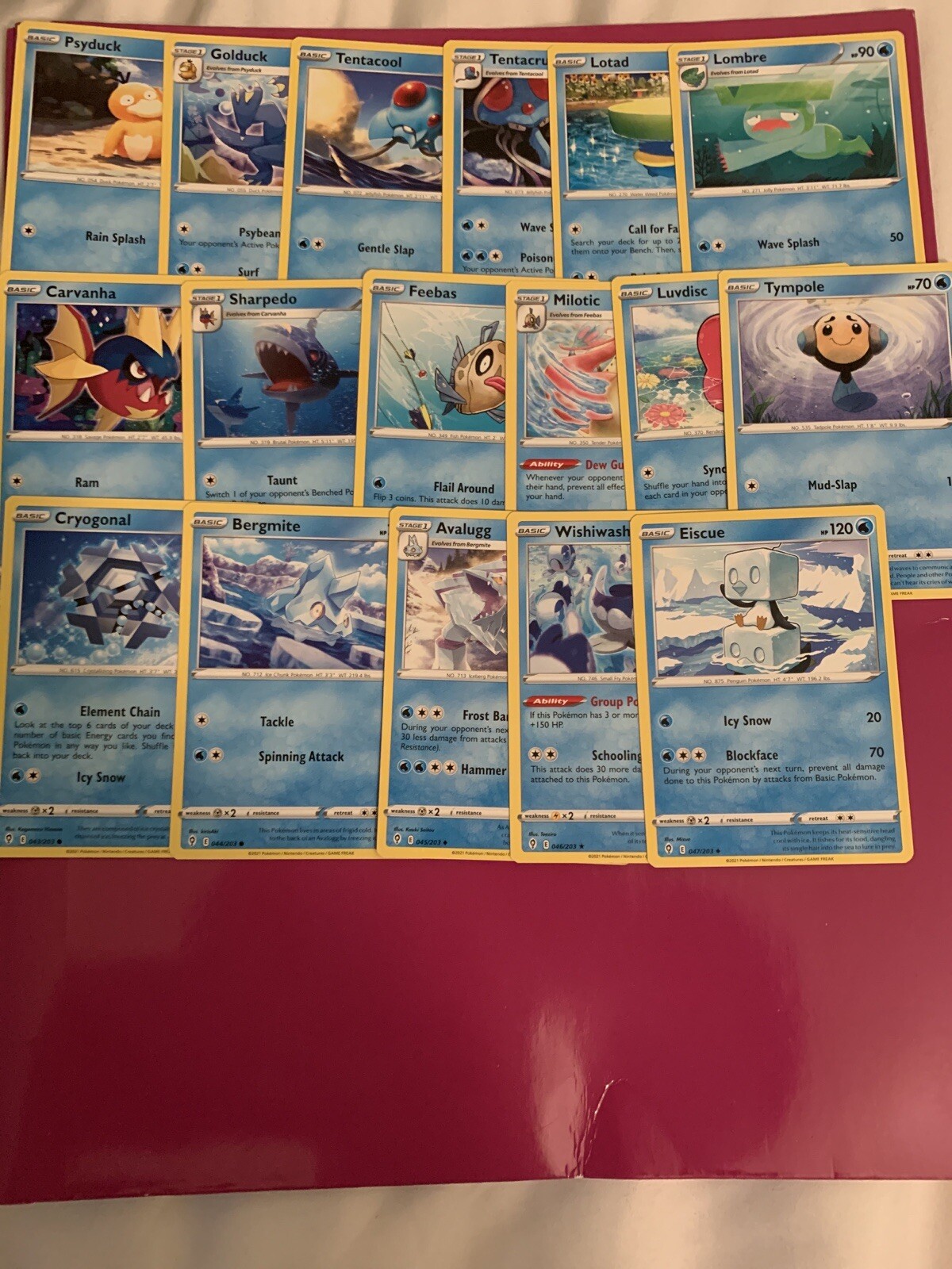 Pokemon Evolving Skies Nearly Complete Common Rare Holo 131 Cards eBay