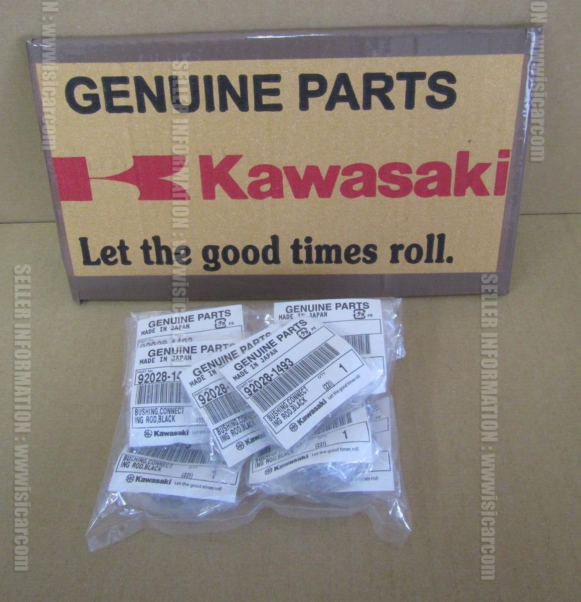 KAWASAKI ZX-6R NINJA 1995-1997 BUSHING SET CONNECTING ROD BLACK
