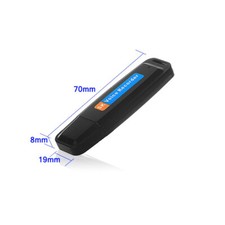 MINI REGISTRATORE DIGITALE SD USB VOCALE E TELEFONICO SPIA VOX RICARICABILE