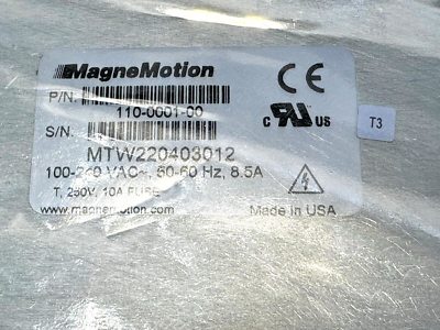 Contrôleur De Convoyeur Rockwell MagneMotion - Modèle 110-0001-00, Occasion Bon État