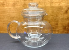 Clear Glass 4 Cup Tea Pot/Kettle With Infuser