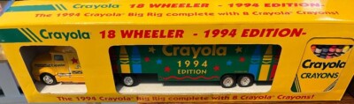Crayola 18-Wheeler Big Rig  1994 Edition w/ Crayons - NEW