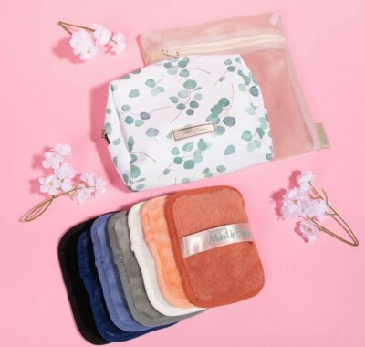 The Original MakeUp Eraser Renew & Refresh 7 Day Set Laundry & Zip Cosmetic Bag