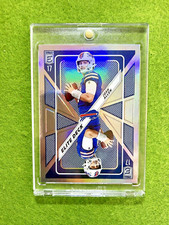 Josh Allen SILVER PRIZM ELITE DECK CARD JERSEY #17 BILLS SP 2023 Panini Donruss