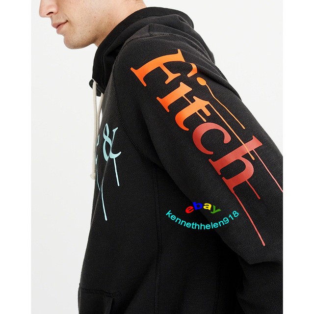 abercrombie rainbow hoodie