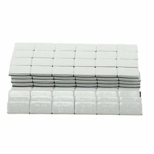 144 PIECES 1 BOX 1 OZ GRAY WHEEL WEIGHTS STICK-ON ADHESIVE TAPE 9 LBS LEAD-FREE