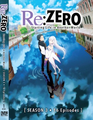 DVD RE:ZERO STARTING LIFE IN ANOTHER WORLD SEA 3 VOL.1-16 END ENG DUB+FREE SHIP