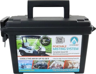 EXTREMEMIST Premium Grade Portable Misting System - 4 Mist Nozzles