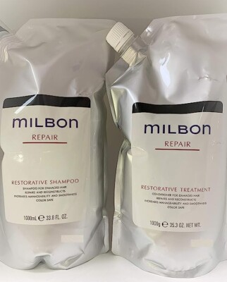 Milbon REPAIR RESTORATIVE Shampoo1000mL 33.8fl.oz Conditioner