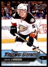 2016-17 UPPER DECK YOUNG GUNS JACOB LARSSON ROOKIE ANAHEIM DUCKS #495