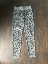 Graue Sport Tights mit Punkten von Adidas, Gr. 152
