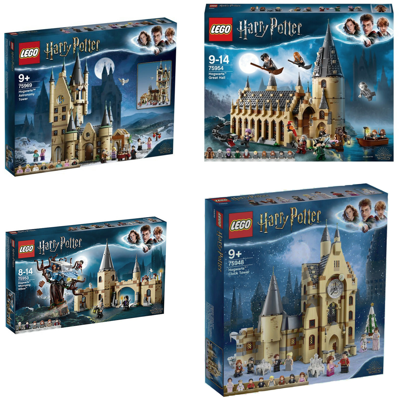 LEGO Harry Potter 4er Set 75953 + 75954 + 75948 + 75969, NEU | eBay