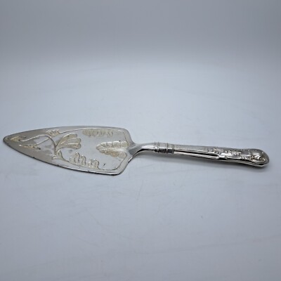 Vintage Mayell Queen Anne versilbert Gebäck Kuchen Scheibe 