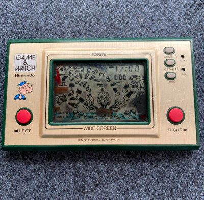 その他 GAME&WATCH POPEYE WIDE SCREEN NINTENDO GAME & WATCH Popeye Wide Screen 1981 Japan PP-23 Used