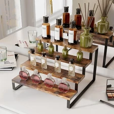 4 Tier Cologne Organizer,Spice Rack Organizer for Cabinet,4 Tier Display Shelf,K