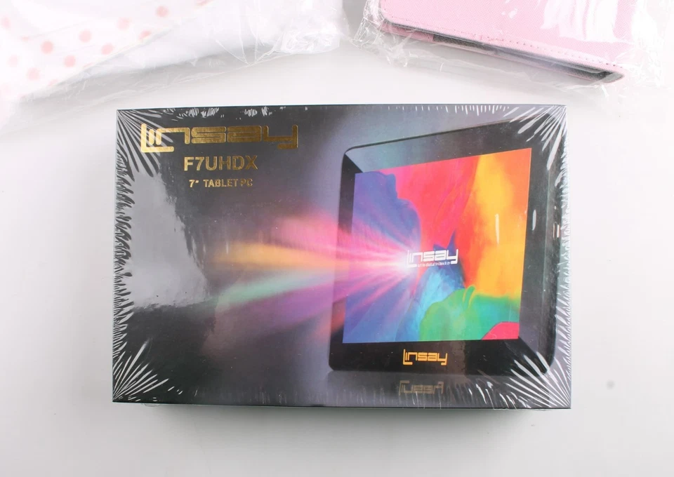 Linsay F7uhdx 7" Tablet Pc New Sealed In Box with Pink Accessories! - Image 2 of 4