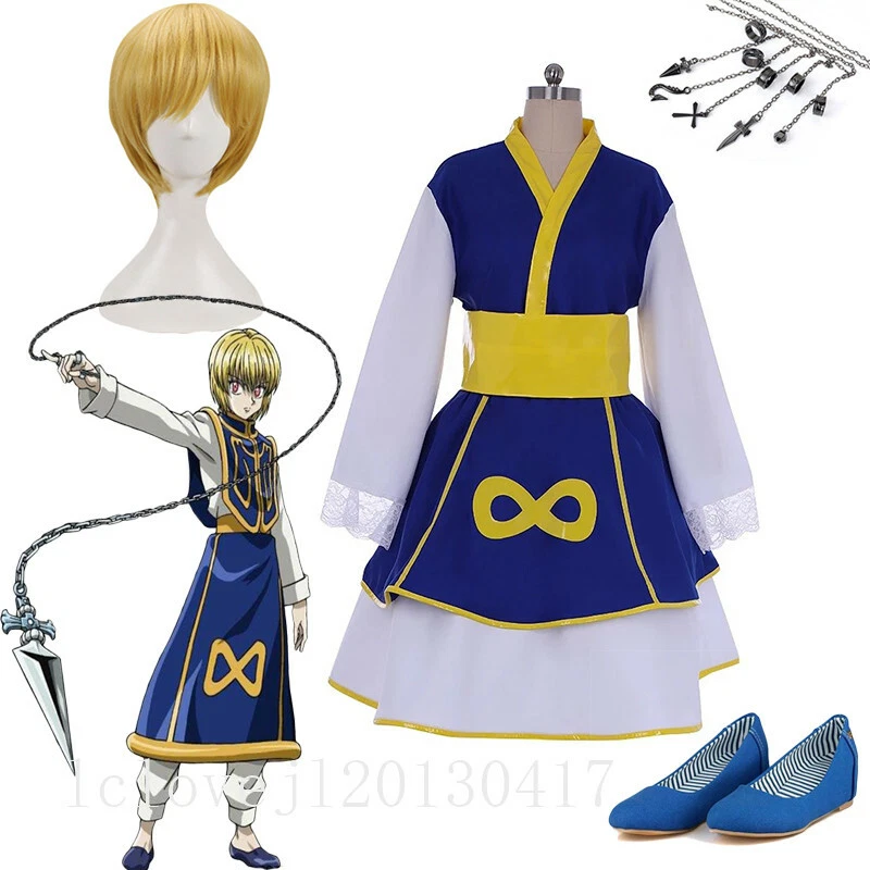 Cosplay Anime Hunter X Hunter Kurapika Costume Uniform Outfit