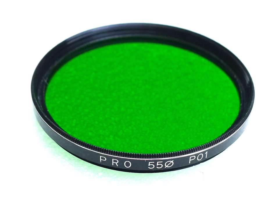 55mm PRO GREEN P01 Filter - B&W Contrast - Classic Style - PERFECT - Image 2 of 2