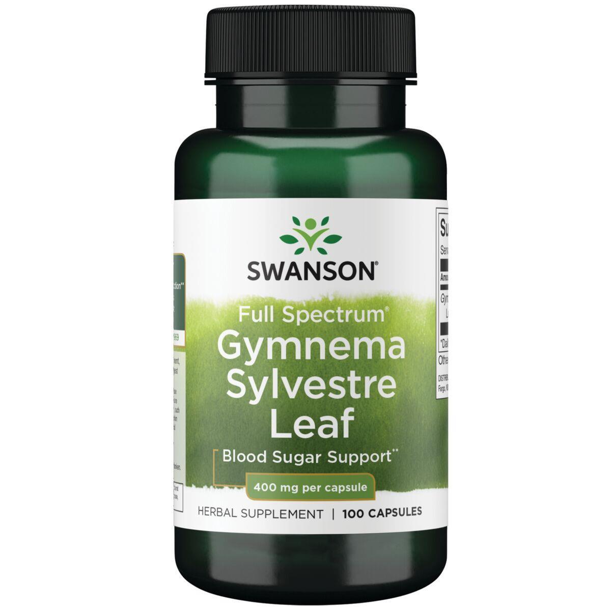 Swanson Full Spectrum Gymnema Sylvestre Leaf, 400Mg - 100 Caps - Image 8